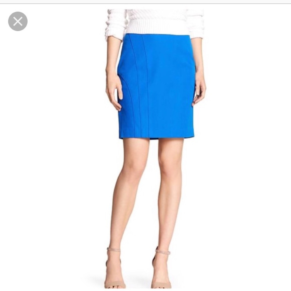 Banana Republic Blue Pencil Skirt
